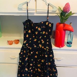 Beautifully handmade&hand painted dress!! Vintage!
